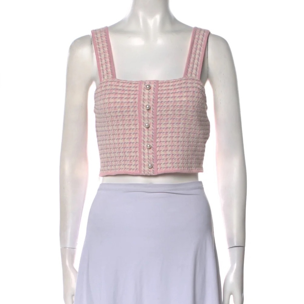 Sandro Pink Crop Top
